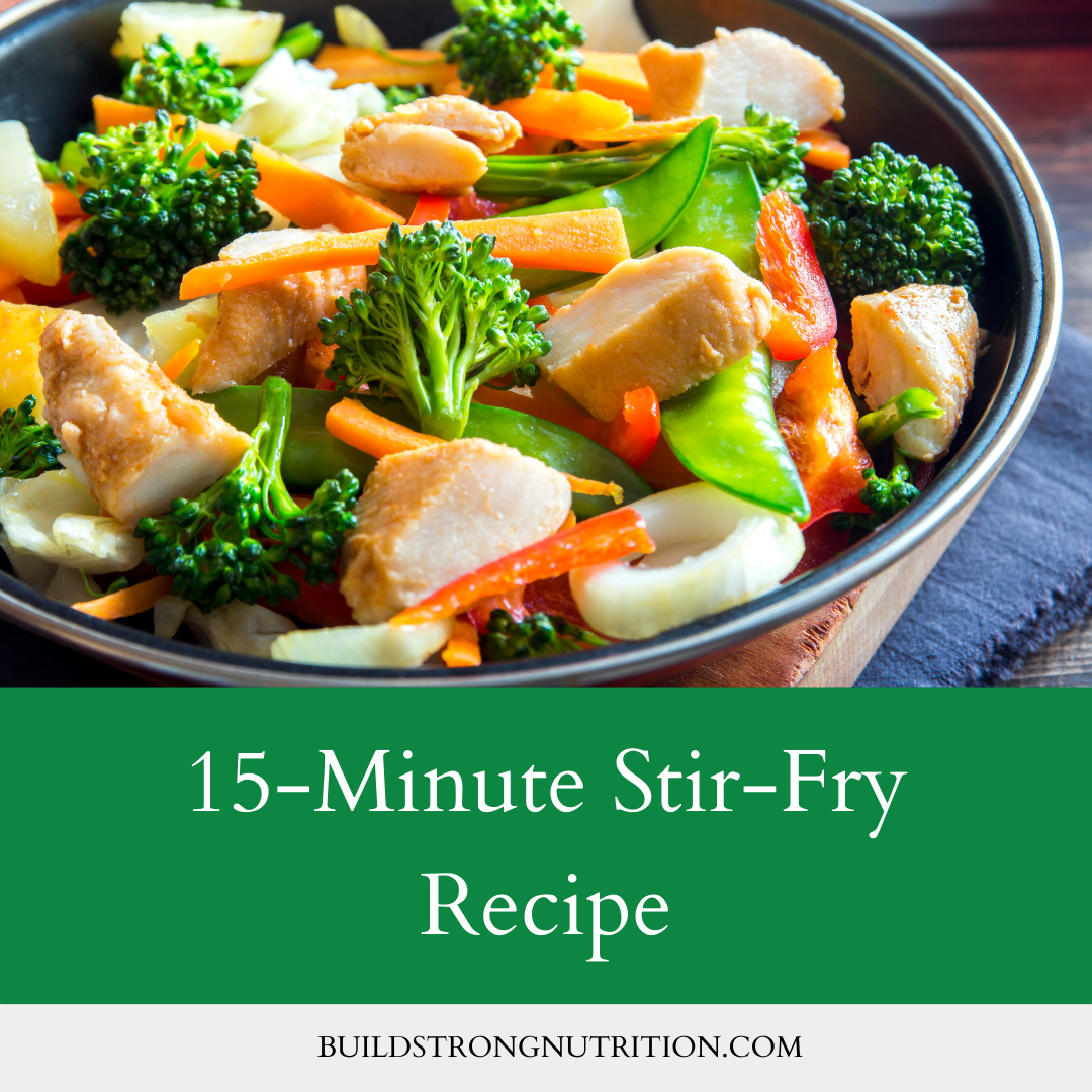 15-Minute Easy Stir-Fry Recipe With Tahini Garlic Sauce